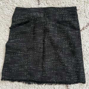 Anna Taylor Loft Black and White Skirt